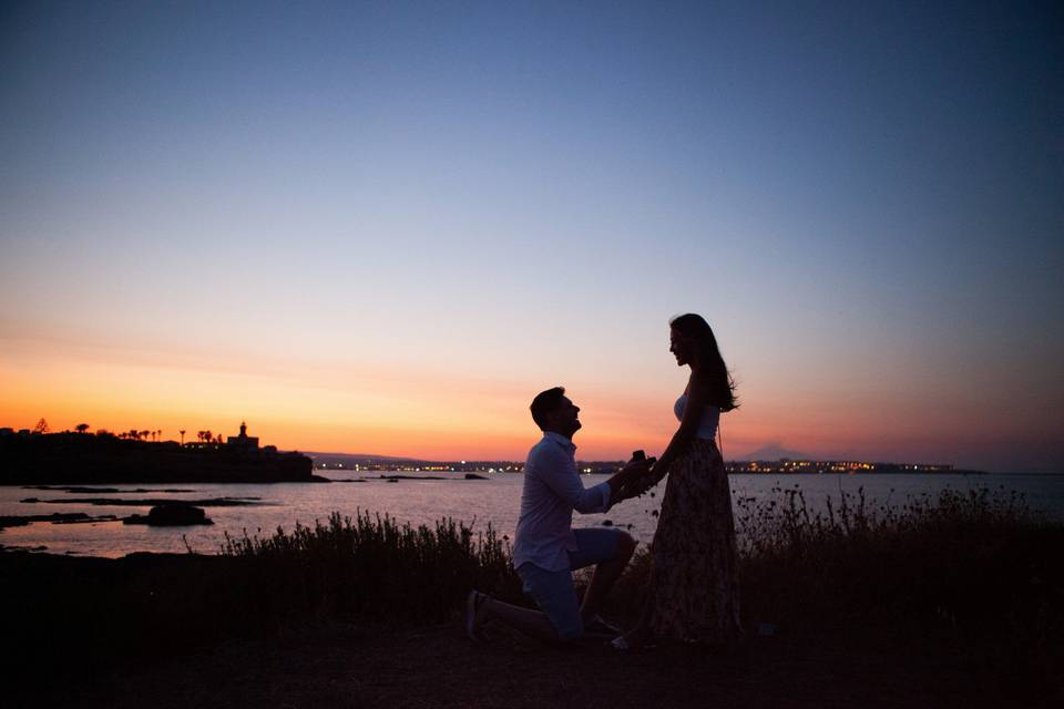 Wedding Proposal In Sicily