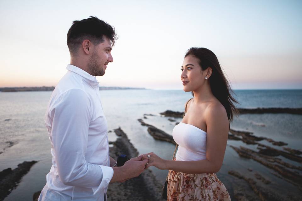 Wedding Proposal In Sicily