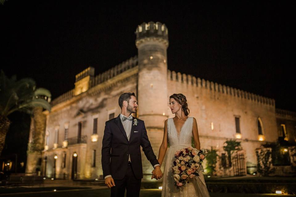 Castle wedding in Puglia