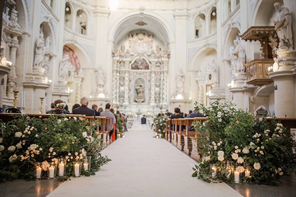 Castle wedding in Puglia