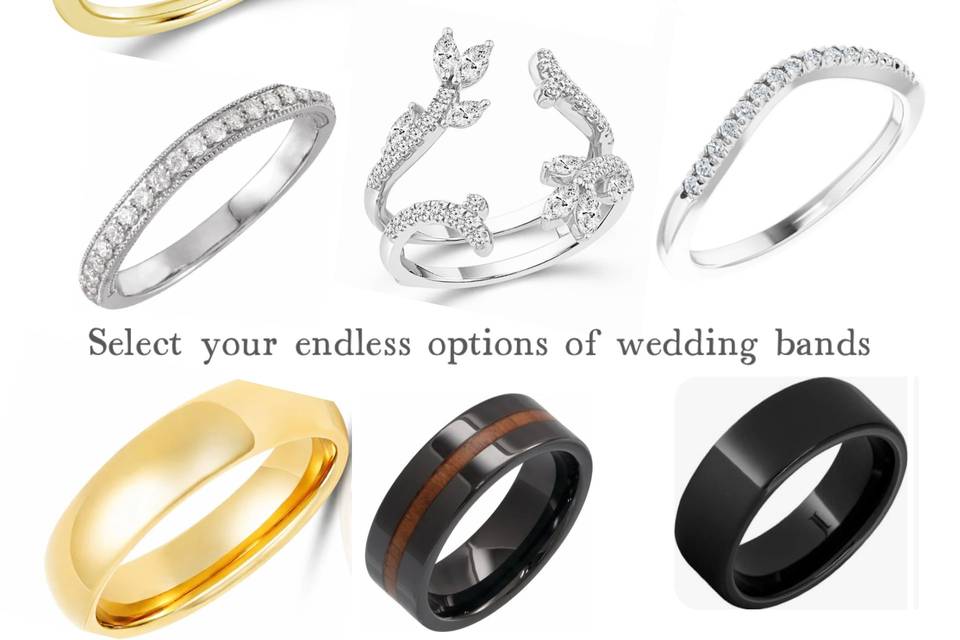 Customize wedding bands