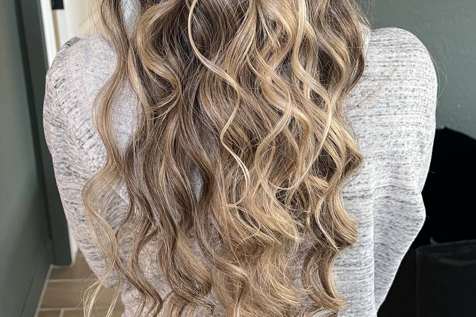 Maid of Honor hair