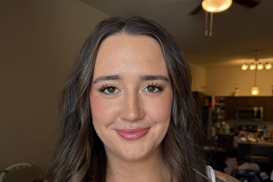Bridesmaid, makeup only