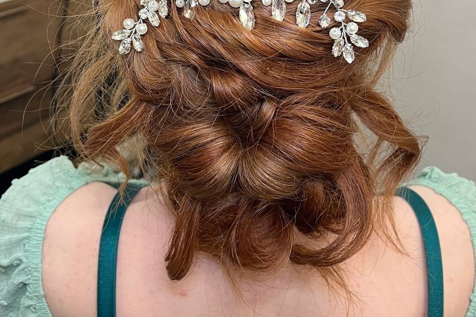 Updo, Jr Bridesmaid