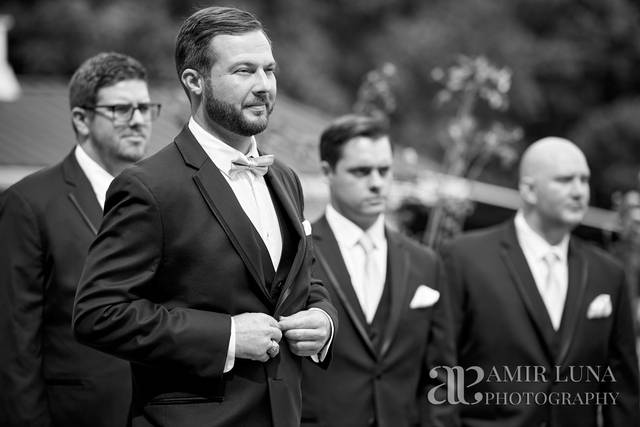 The groom and his squad