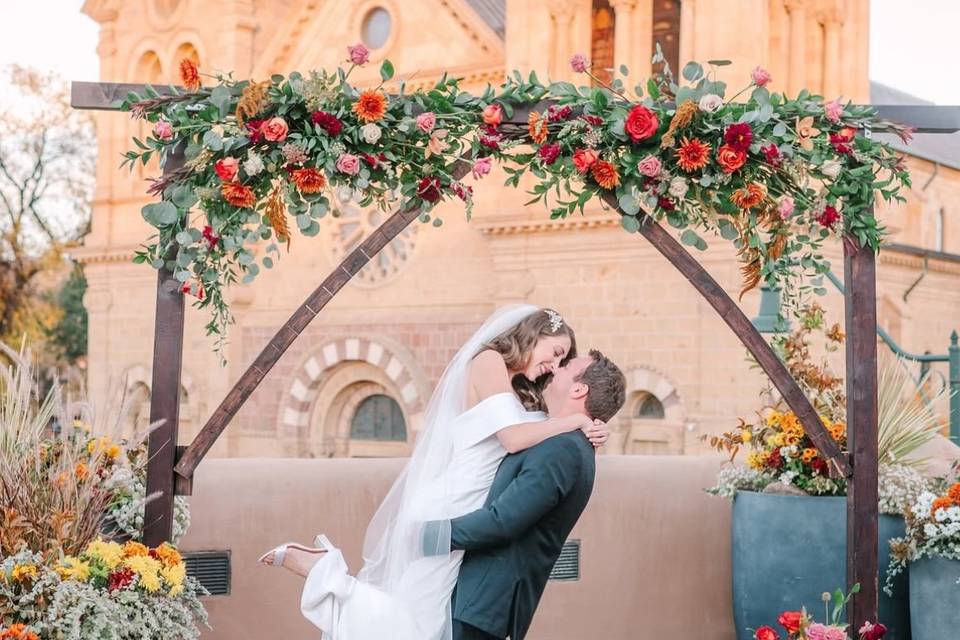 Fall Wedding at La Fonda