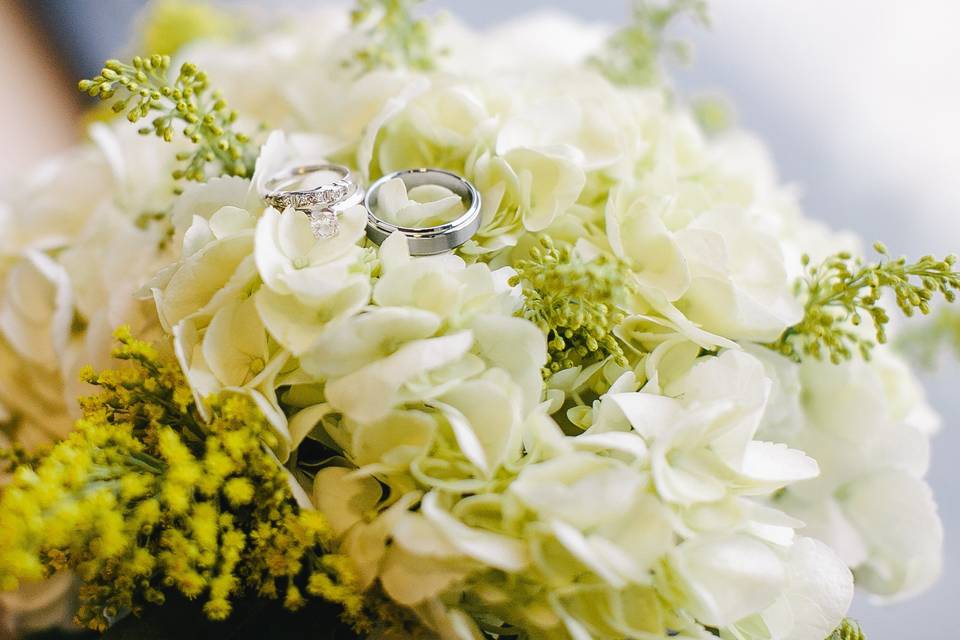 Flowers and ring