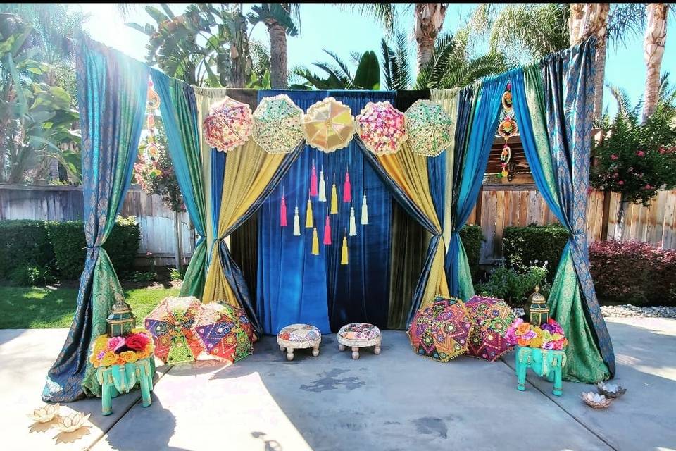 Outdoor Wedding Setup