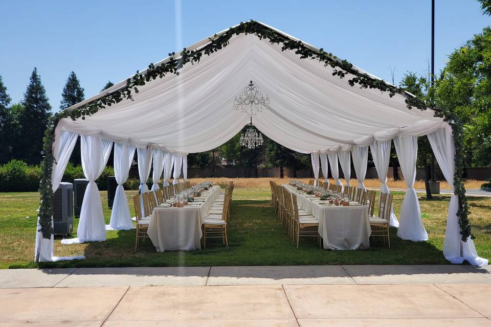Outdoor Wedding Setup