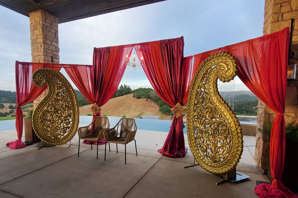 Outdoor wedding