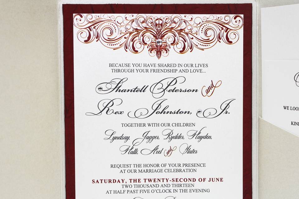 Wedding invitation