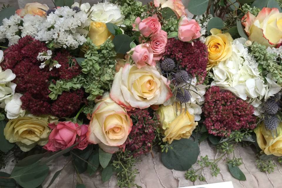 Wedding table bouquet