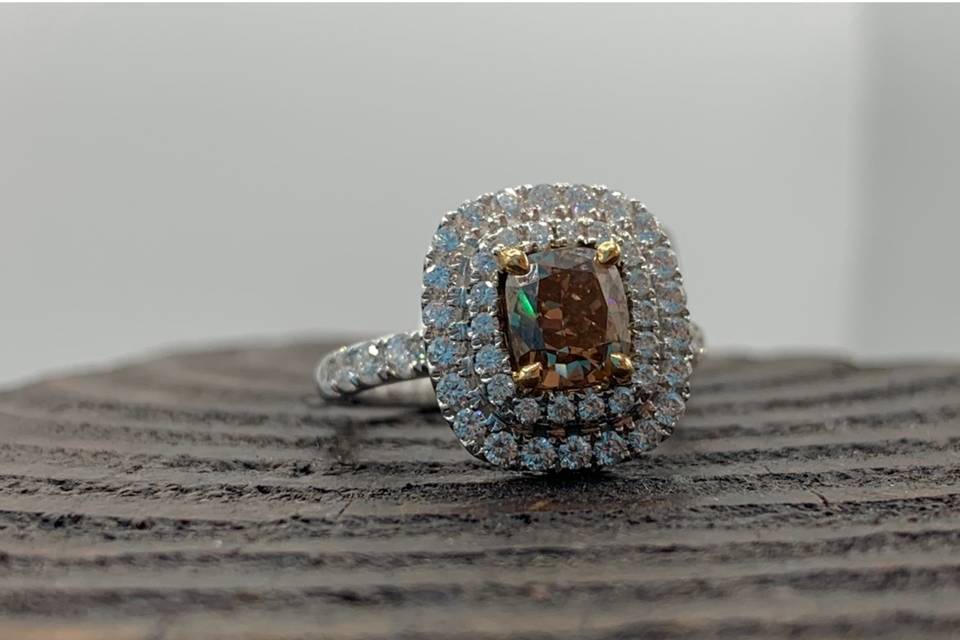 Brown Diamond Ring