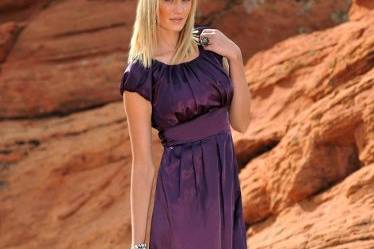 Madison Dress in Blackberry