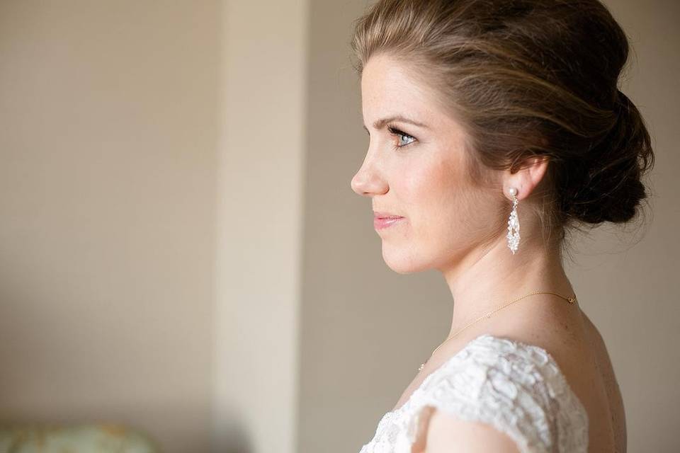 Bridal updo