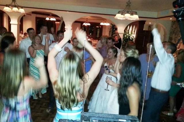 Wedding dance party