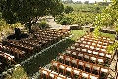 The gorgeous vineyard setting welcomed 175 guests from southern Calfornia for this August wedding in Sonoma County.