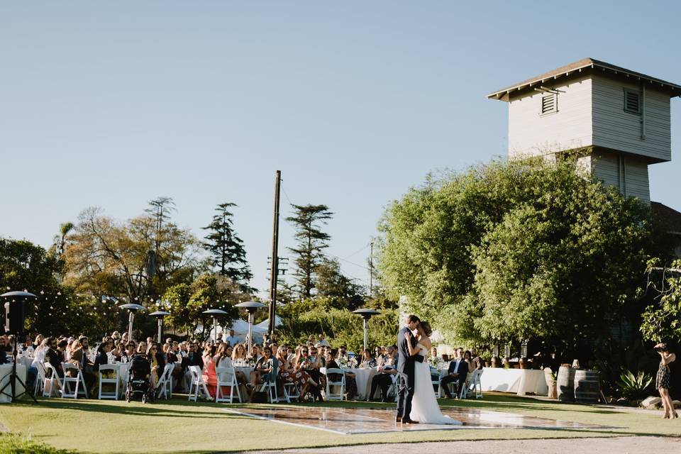 First dance 1923 water tower