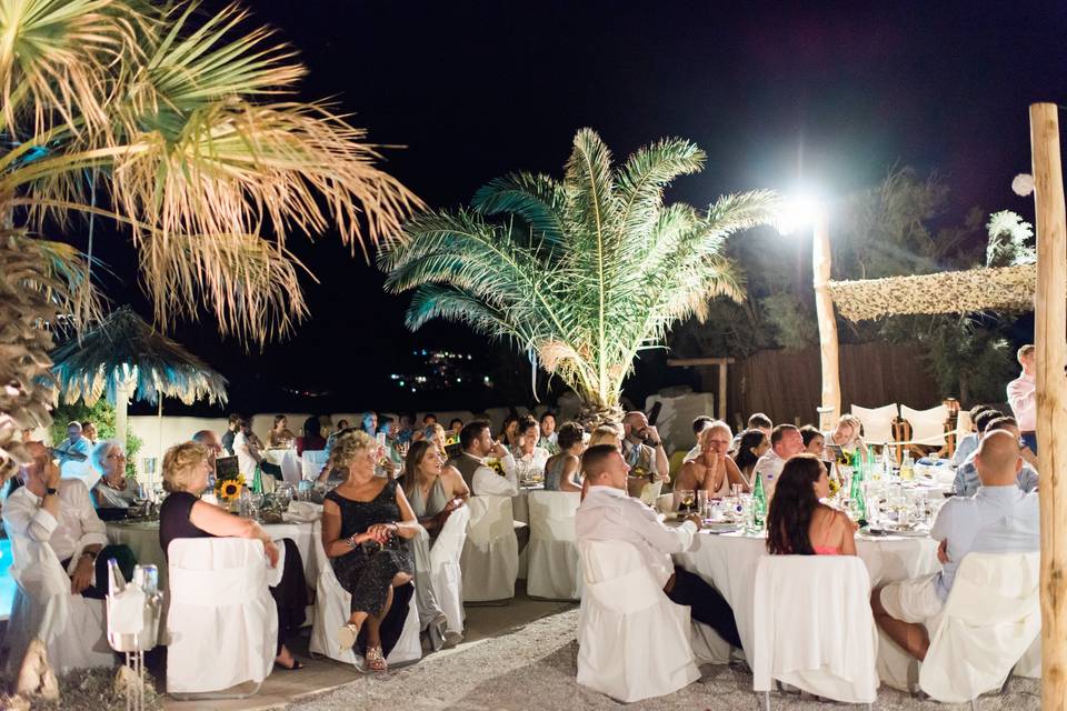 Dinner Reception at Medusa Beach Resort Suites, located at Naxos Island, Greece