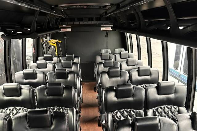 Wedding Shuttle Interior