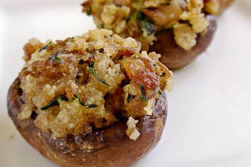 Stuffed mushrooms. You can't eat just one.