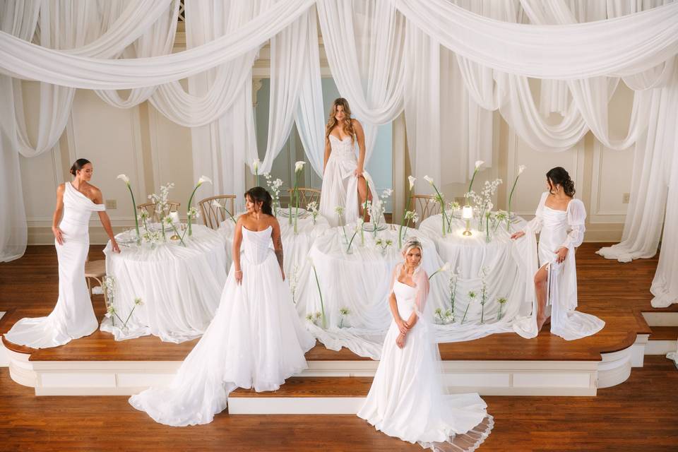 Bridal Shoot on Stage