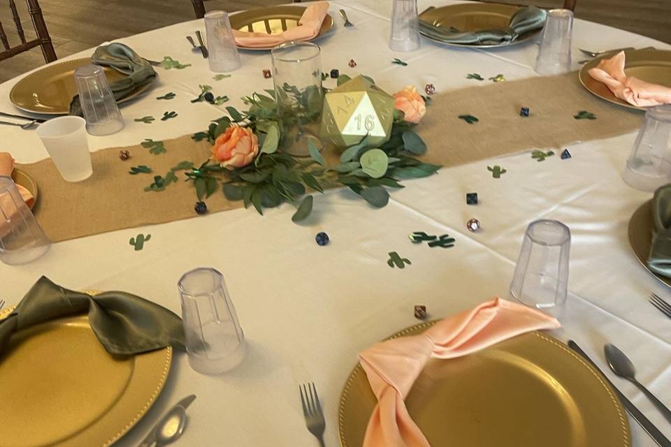 Guest Table Decor