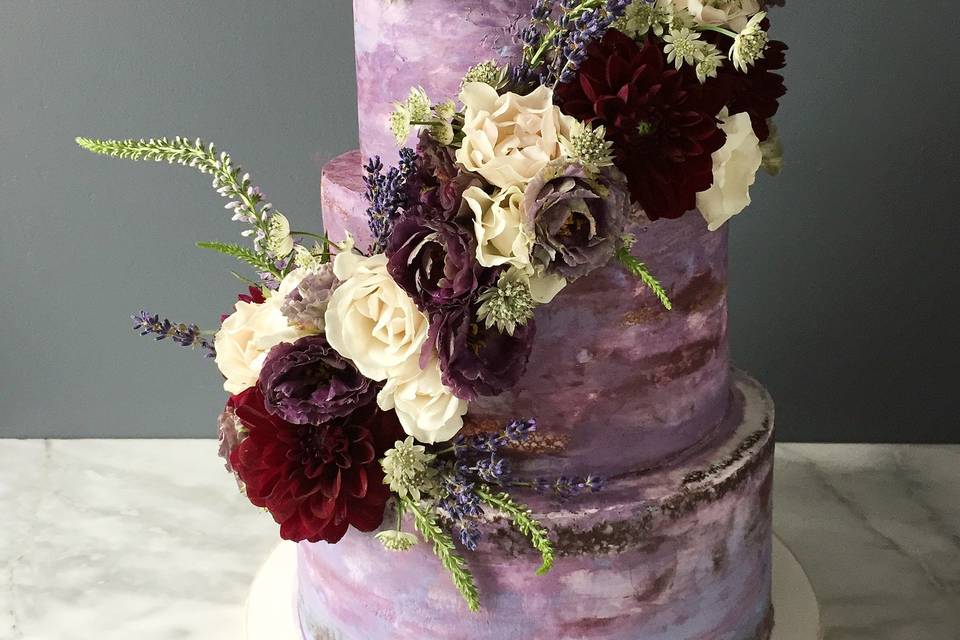 The violet cake