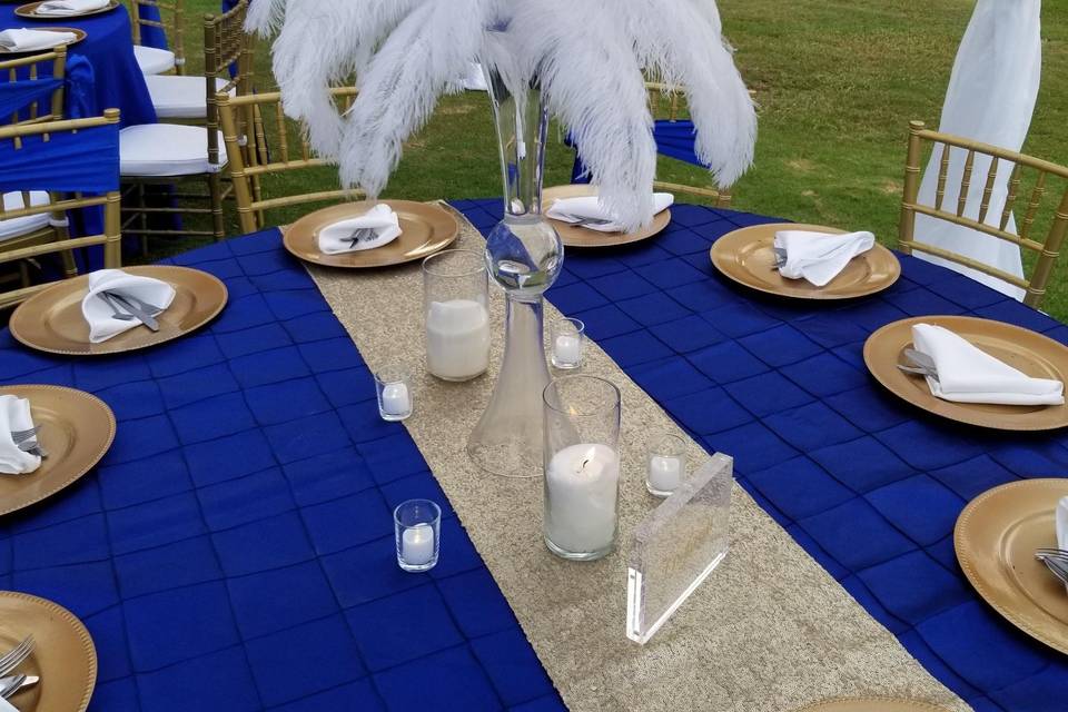 Feather Centerpiece