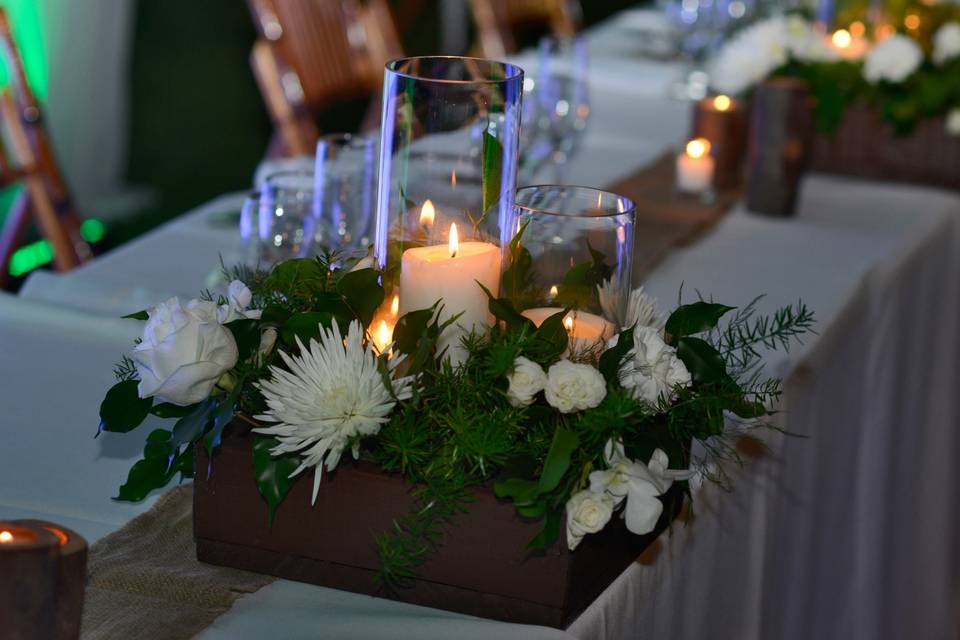 Pillar Candle Centerpiece