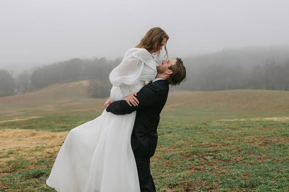 Couple at Mountain top