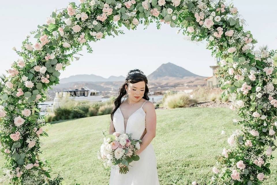 Lake club bride