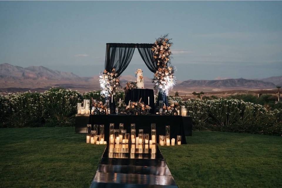 Event lawn ceremony