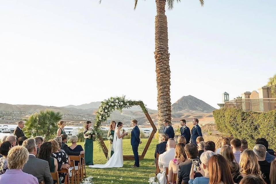 Ceremony lake side