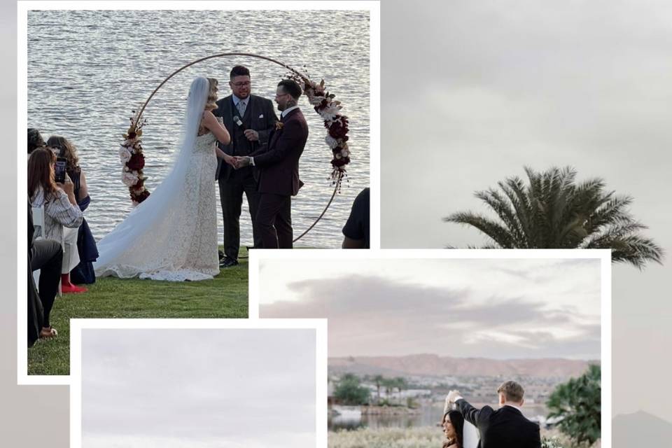 Lake club wedding