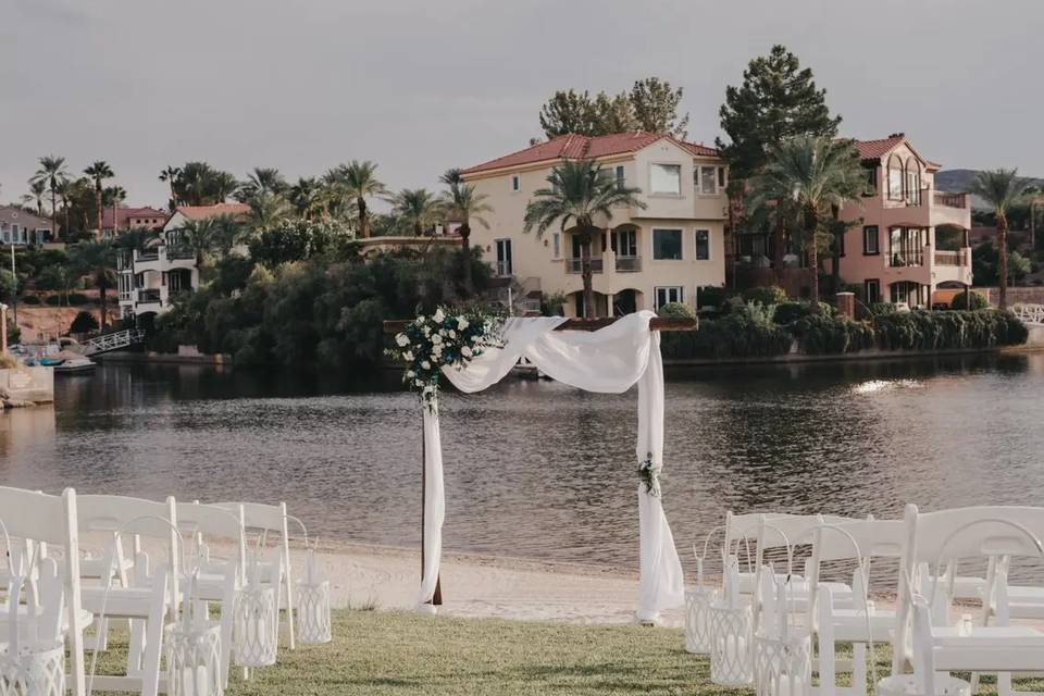 Lake side ceremony