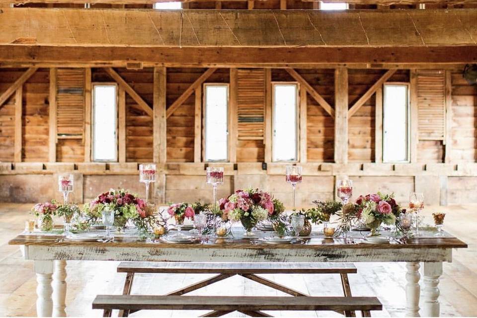 Gorgeous farm table