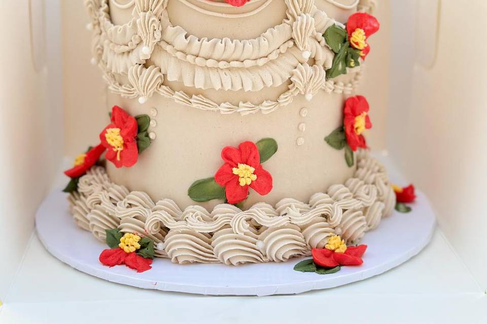Vintage Flower Cake