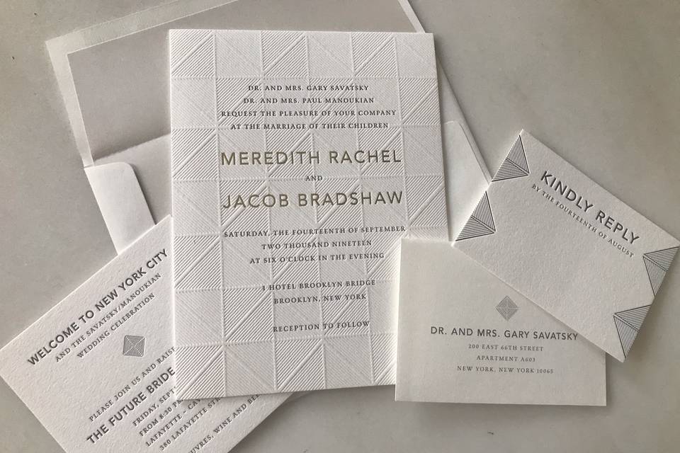 Letterpress and Foil