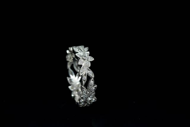 Floral Diamond Ring