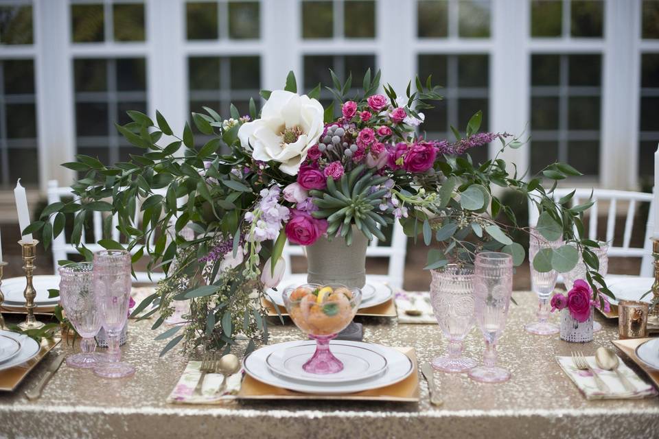 Elegant table setup