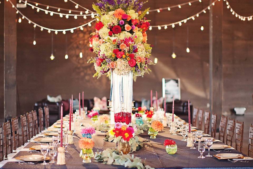 Wedding tablescape