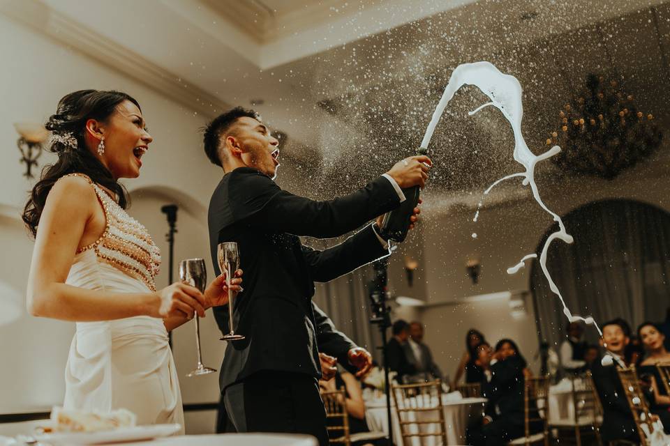 Champagne toast with a twist - QphotographY