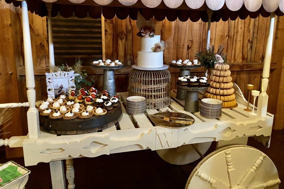 Dessert Cart Wisteria Barn