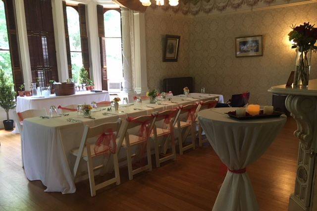 Intimate ceremony & catered dinner