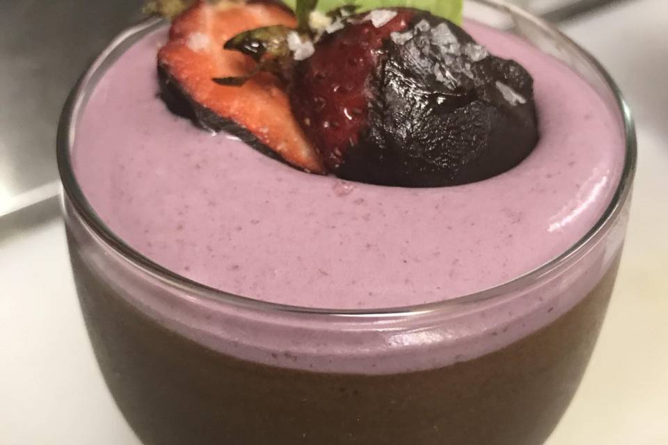 Raspberry Chocolate Mousse