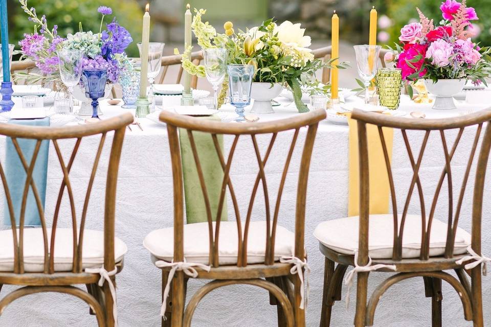 Pride-Themed Tablescape