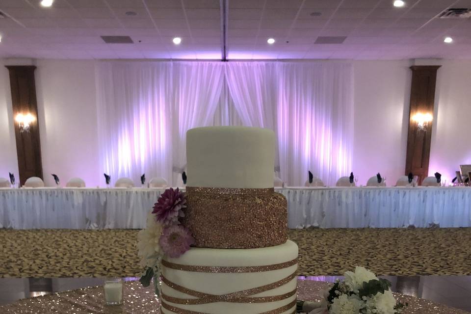 Cake Table with Head Table