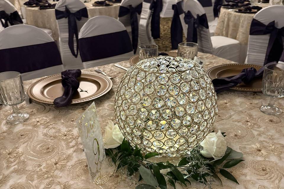Gold and Plum Wedding