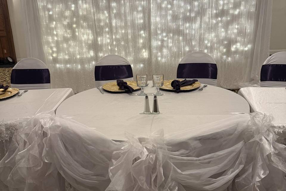 Gold and Plum Wedding
